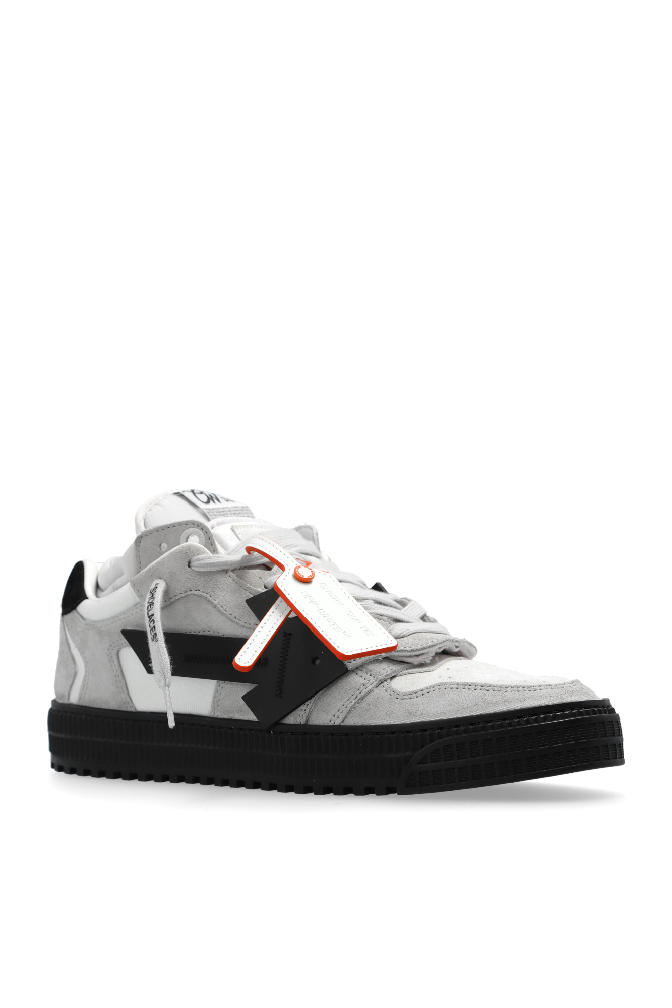 Grey 'Floating Arrow' sneakers Off - SchaferandweinerShops